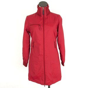 Nikita Red Full Zip Long Sleeve Nylon Jacket Sz S